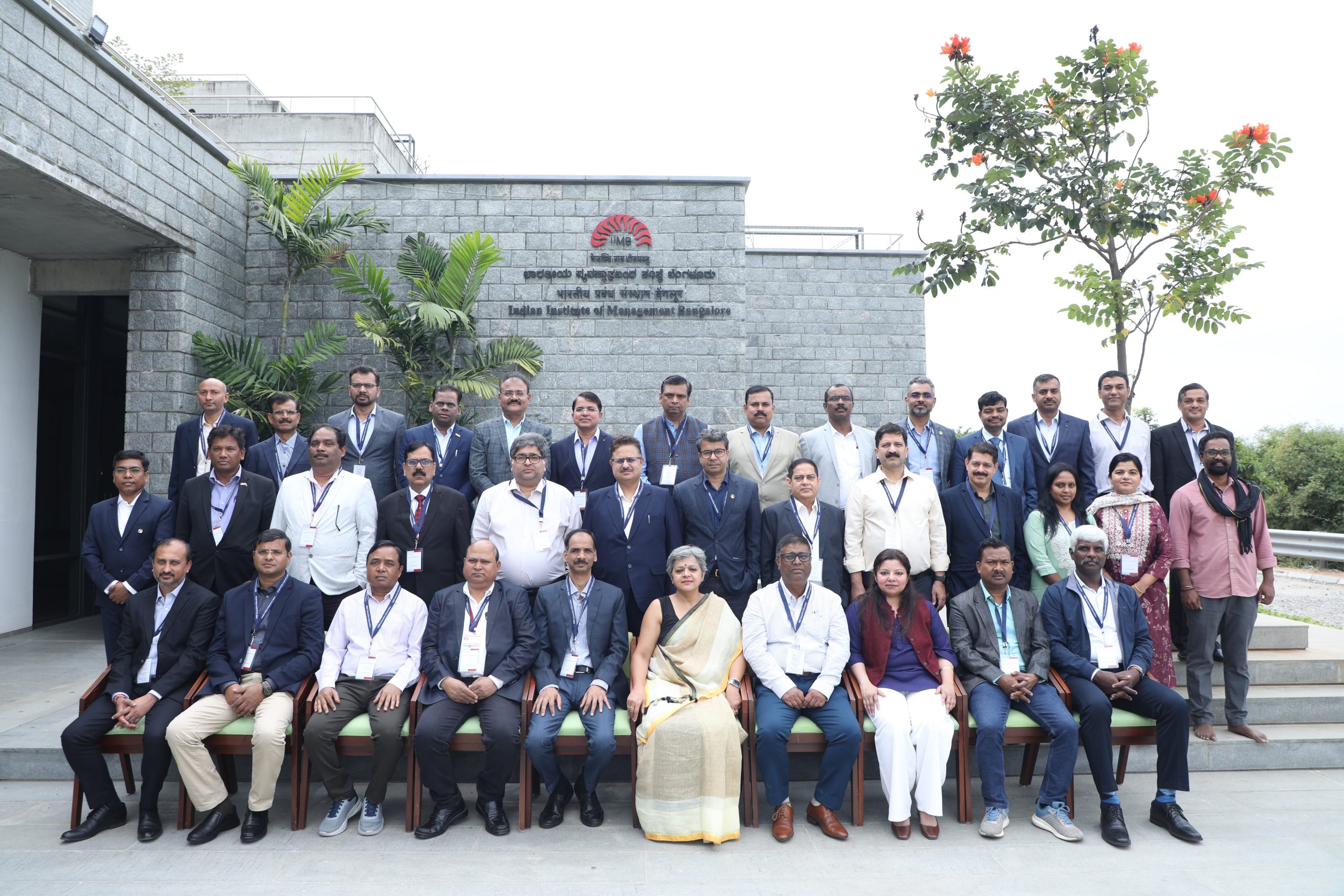 Participants of the ‘Senior Leaders Programme for ONGC: Batch 3’, along with Faculty Programme Director, on 13th January 2025.