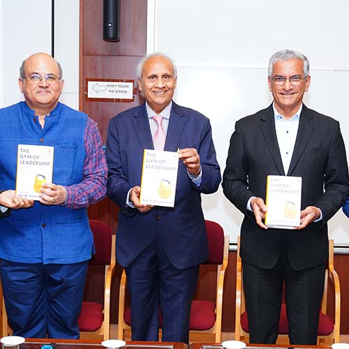 OB&HRM area hosts launch of Dr. Anil K. Khandelwal’s ‘The Gym of Leadership’, on 27 January