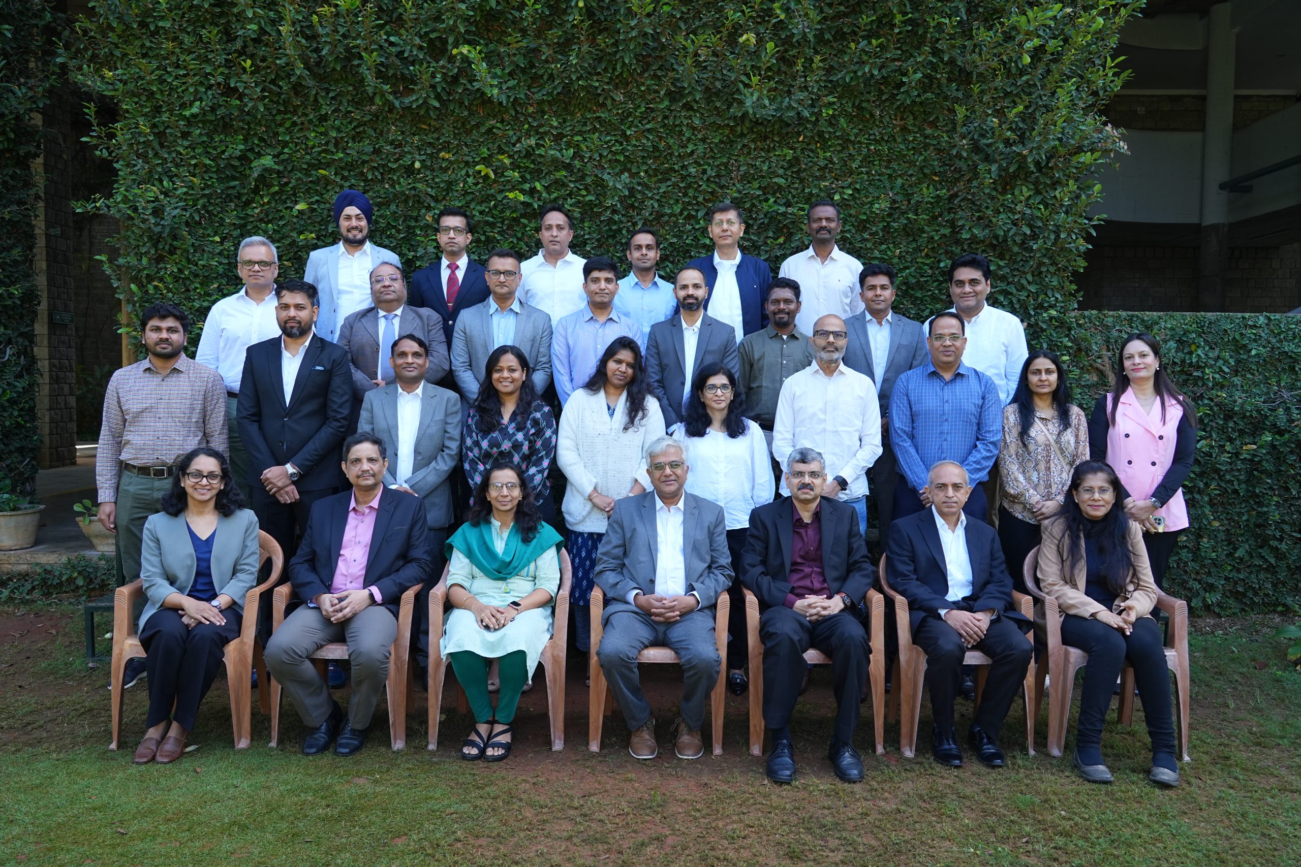 Participants of the Advanced Management Programme: Batch 19, along with the Faculty Programme Director, on 20th January 2025.