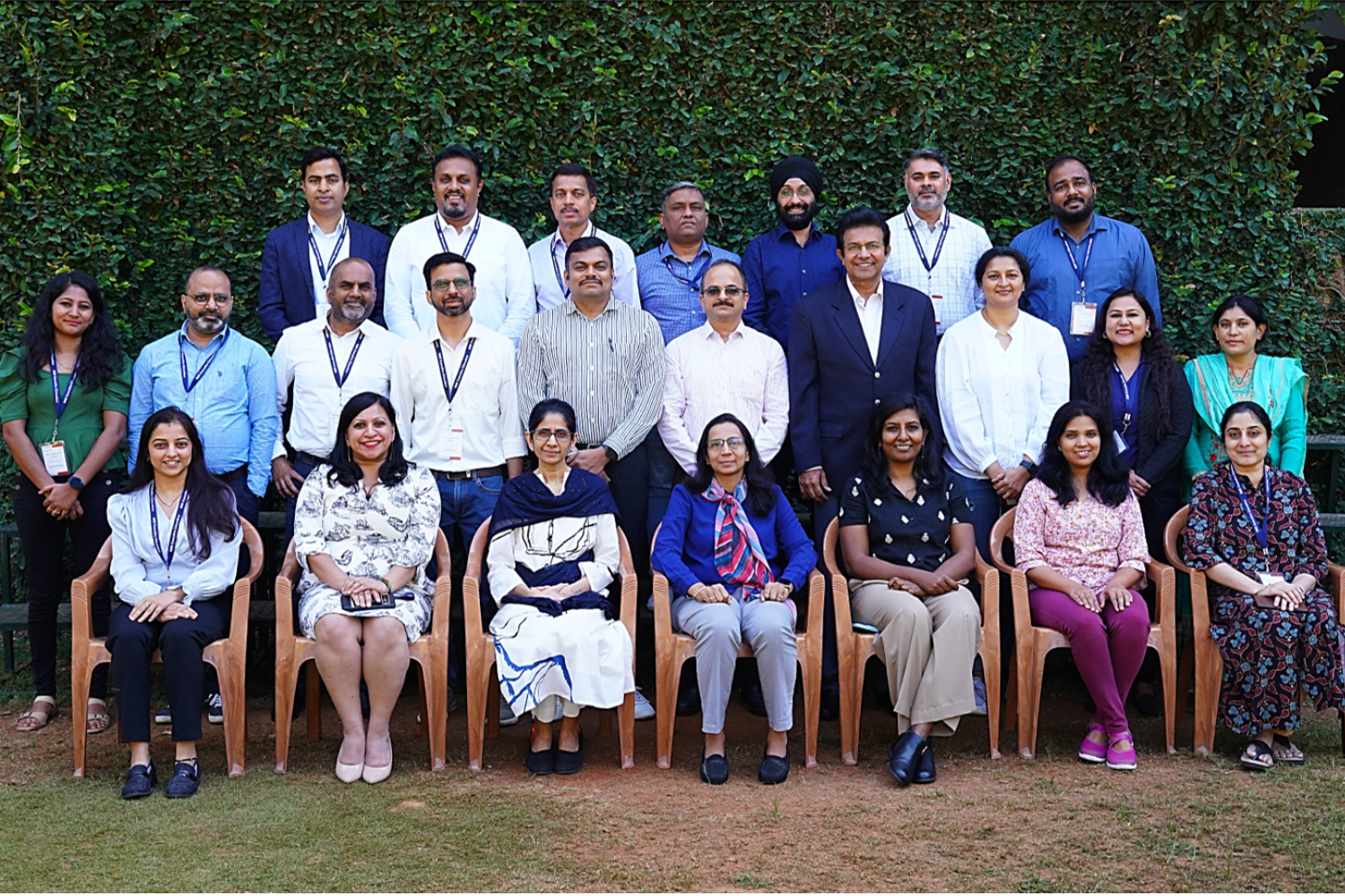 Participants of Module 1 of the ‘Management Development Programme for Siemens GBS’, with the faculty programme directors, on 03rd February 2025.