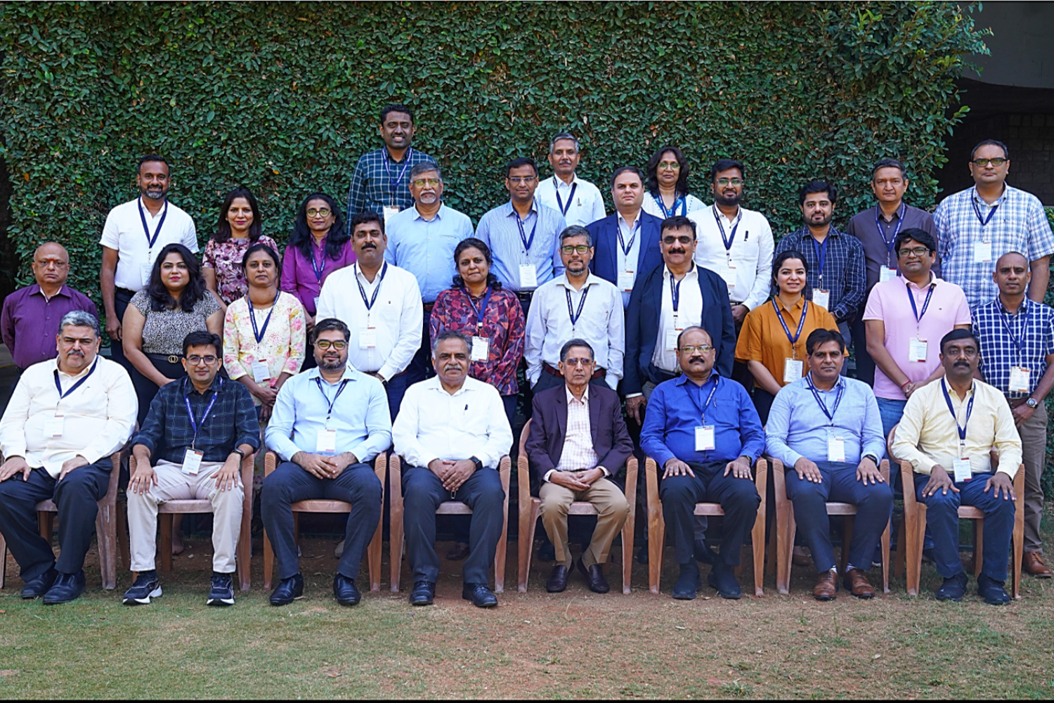 Participants of Batch 4 of the Exec Ed programme, ‘Organizational Excellence Through Leadership’, with the faculty programme directors, on 17th February 2025.