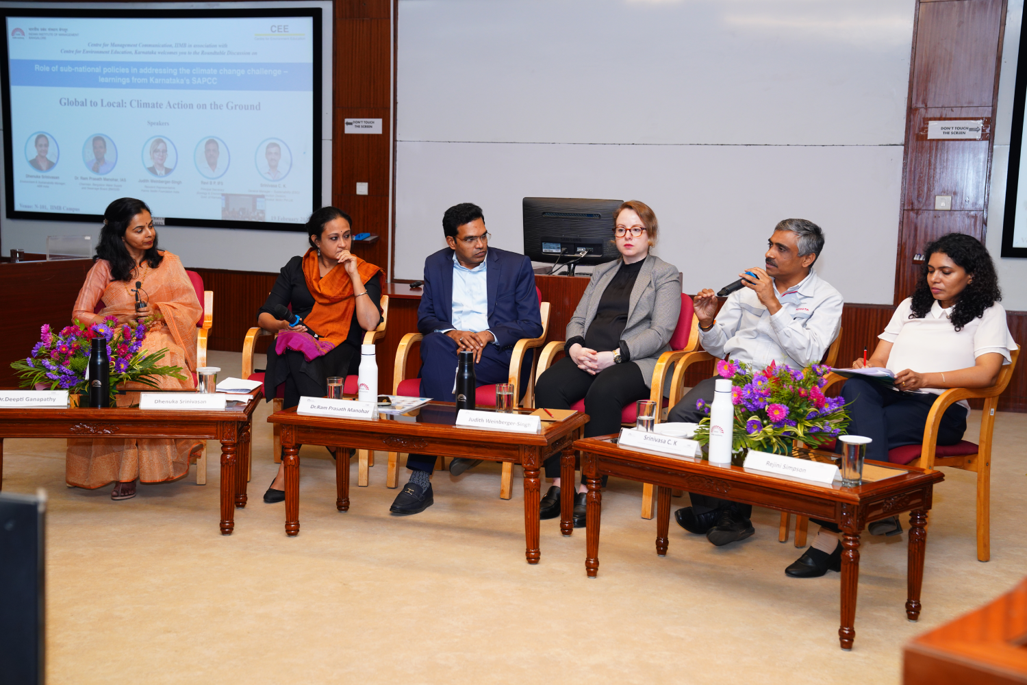 The Centre for Management Communication, in association with the Centre for Environment Education, hosted a roundtable discussion based on a recent publication by CEE on ‘The role of sub-national policies in addressing the climate change challenge - learnings from Karnataka’s SAPCC’, on 19th February 2025.