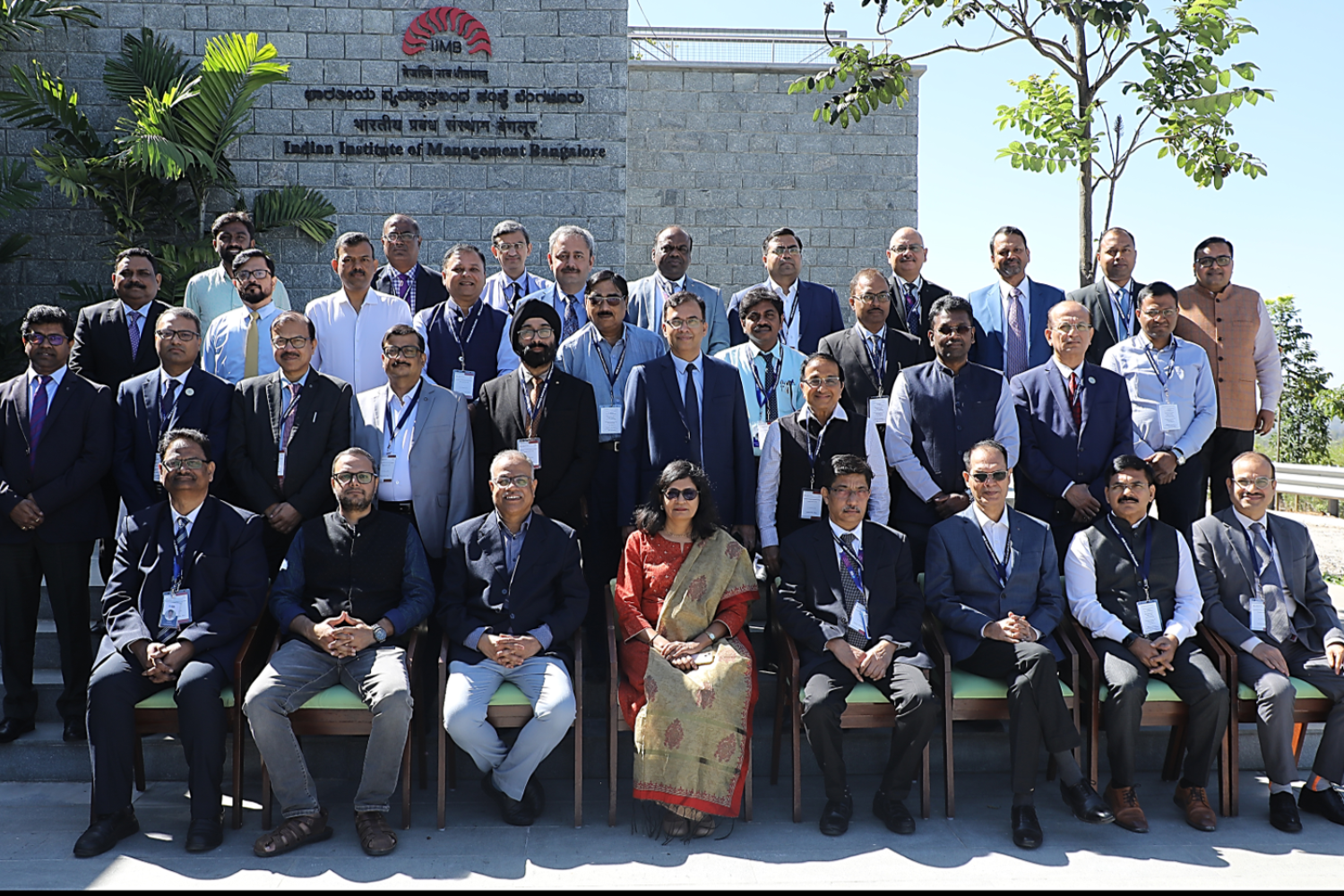 Participants of the ‘Transformational Leadership Programme for SBI’, with the faculty programme director, on 10th February 2025.