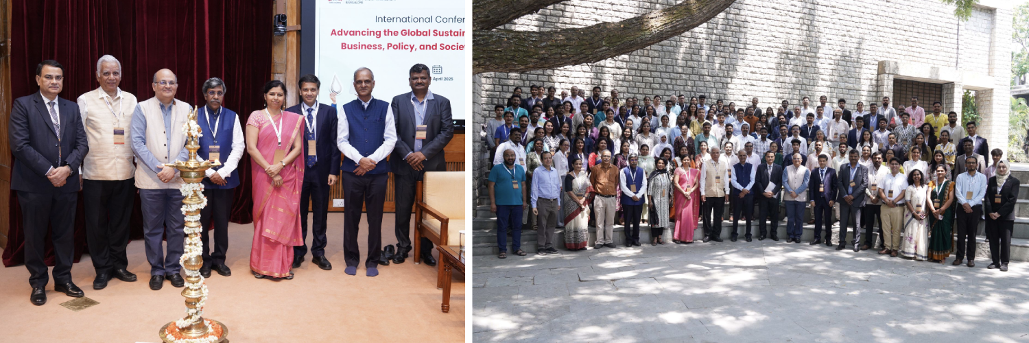 The Supply Chain Management Centre at IIM Bangalore, in collaboration with Wipro Ltd., hosted an International Conference on "Advancing the Global Sustainability Narrative: Business, Policy, and Societal Imperatives” from 24th - 26th April 2025. The conference brought together business leaders, policymakers, academics, and practitioners to deliberate on the critical role of sustainability across sectors. Discussions focused on the intersection of business practices, policy frameworks, and societal needs, emphasizing collaborative approaches to address global sustainability challenges.