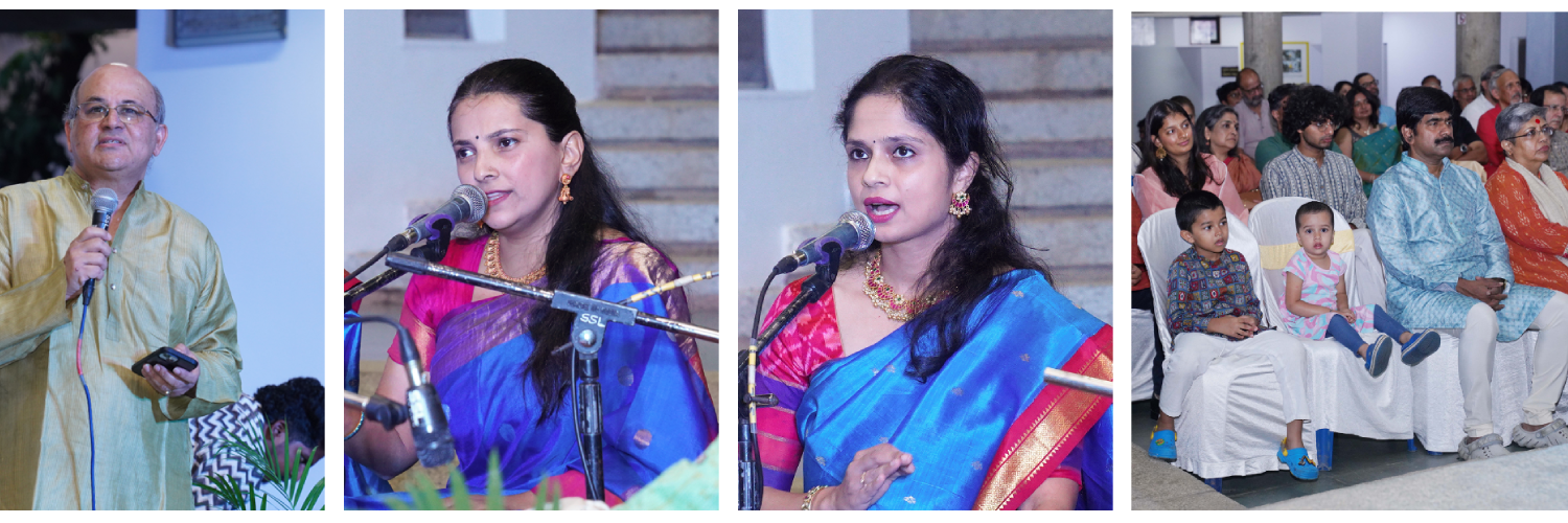 IIMB hosted ‘Samyoga: A Carnatic-Hindustani Jugalbandi’ on 04th May 2025. The classical music concert featured an evocative performance by acclaimed Hindustani classical artiste Dr. Radhika Joshi and well-known Carnatic vocalist Ms Manasi Prasad.
