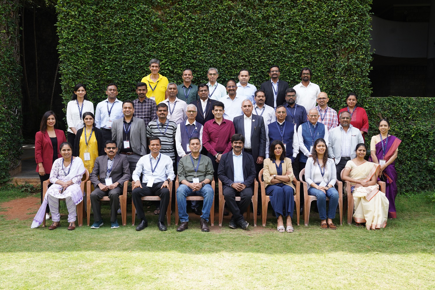 Participants of Batch-1 of the Exec Ed programme, ‘Artificial Intelligence for Senior Leaders’, along with the Programme Director, Prof. U Dinesh Kumar, on 25th June 2025.
