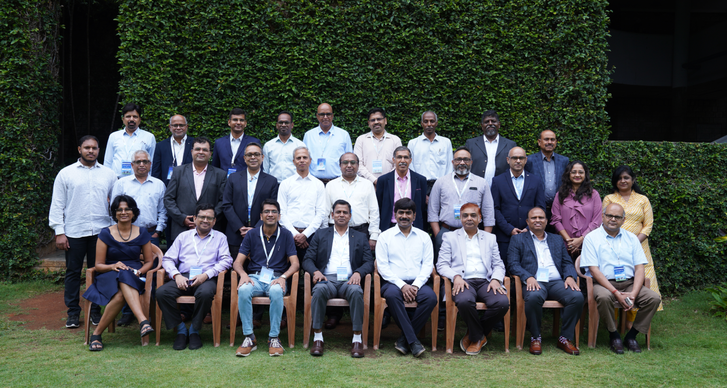 Participants of the Exec Ed programme, ‘Connected CIO – Elevate with Excellence’, along with Programme Director, Prof. U Dinesh Kumar, on 11th June 2025.