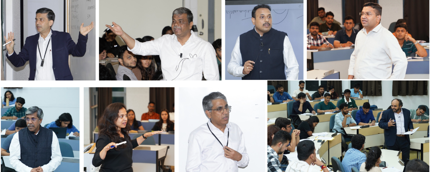 A Case Analysis session was conducted by Profs. Sourav Mukherji, Sai Yayavaram, Deepak Chandrashekar, Shailendra Kumar, Vijay Venkataraman, PD Jose, Sai Chittaranjan Kalubandi, and Shubha Patvardhan on 13th and 14th June 2025 for the PGP and PGPBA cohort.