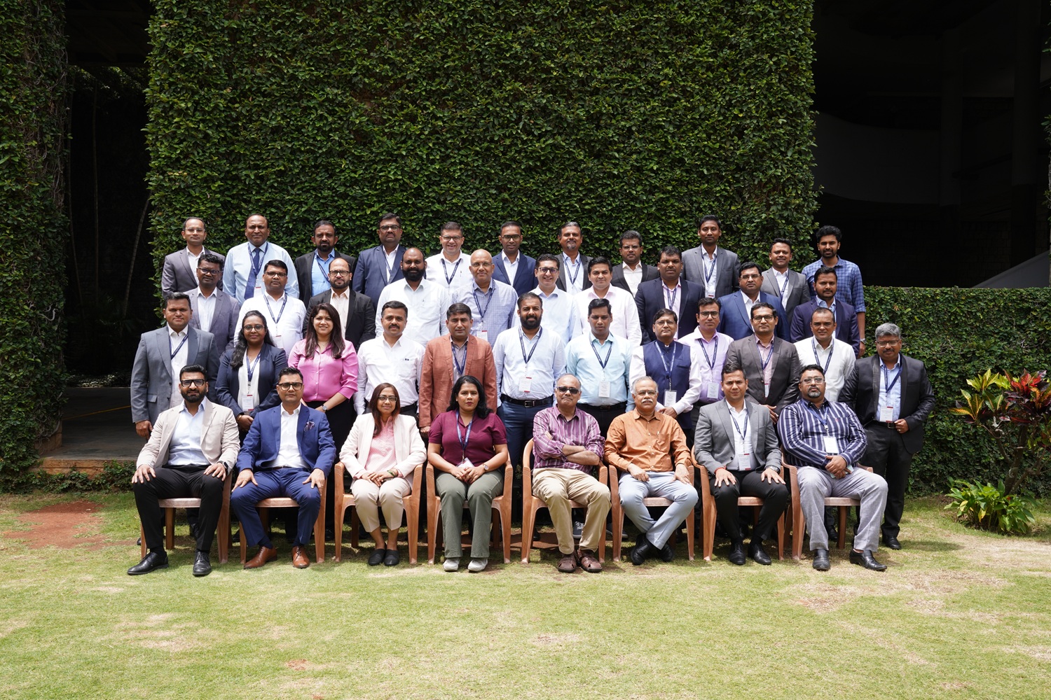 Participants of Batch 3 of the Exec Ed Programme for Wealth Managers of HDFC Bank Ltd, along with the Programme Directors, Prof. Jaydev M and Prof. Chetan Subramanian, on 9th July 2025.