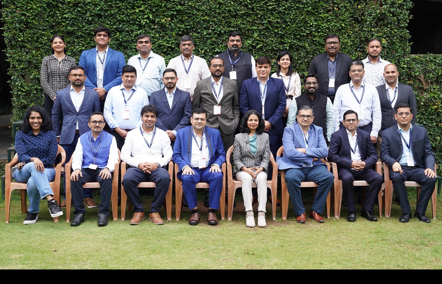 Participants of 'Executive Presence for Impactful Leadership', an Executive Education Programme held from 23rd July to 25th July 2025, with Programme Director Prof. Deepti Ganapathy of the Management Communication area.