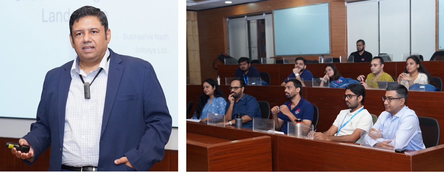 Subhasis Nath, Associate Vice President – AI and Data Analytics, Infosys, addressed PGPEM students on ‘Understanding the AI Landscape’, on 26th July 2025.