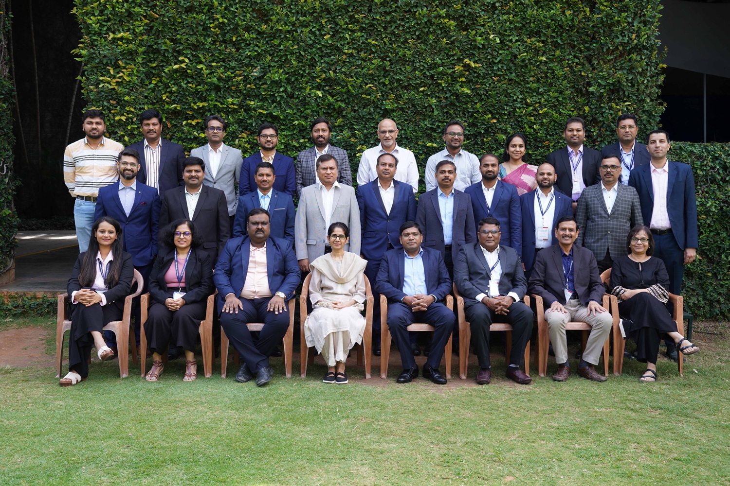 Participants of Batch 2 of the Leadership Development Programme for Fourth Partner Energy, with the Dean Programmes Prof. Mukta Kulkarni, on 28th August 2025.