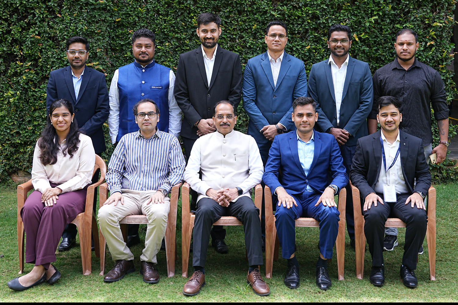 Participants of the General Management Programme for TATA Motors, along with the Programme Directors, Prof. G Shainesh and Prof. Nishant Kumar Verma, on 04th August 2025.