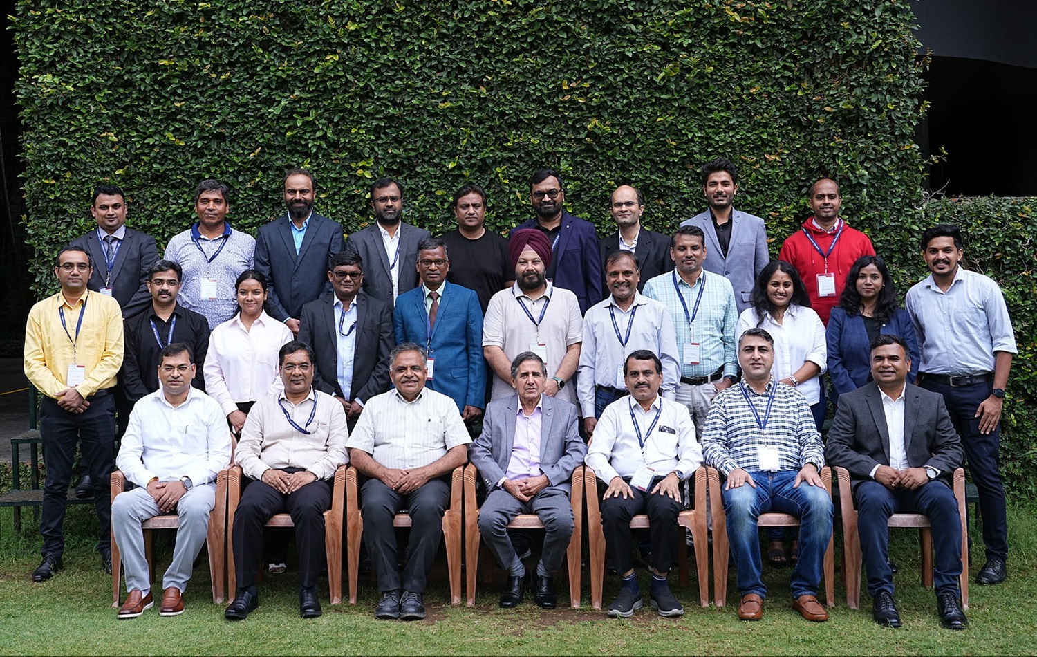 Participants of the Exec Ed Programme, ‘Organizational Excellence Through Leadership’, along with the Programme Directors, Prof Abhoy Kumar Ojha & Prof. C. Panduranga Bhatta, on 04th August 2025.