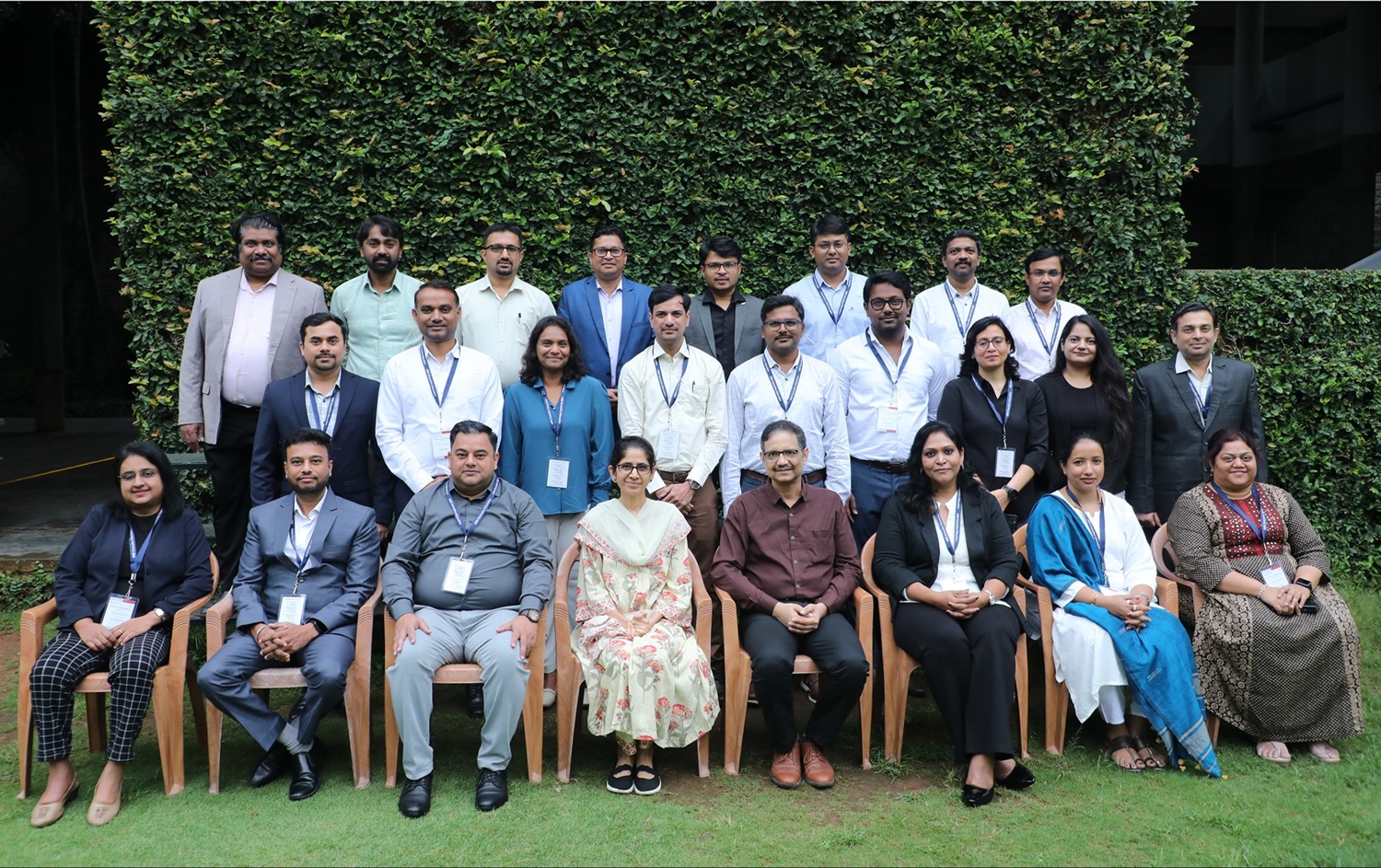 Participants of the Management Development Programme for Novo Nordisk Engineering, with faculty programme directors, Prof. Mukta Kulkarni and Prof. Sushanta Mishra, on 18th August 2025.