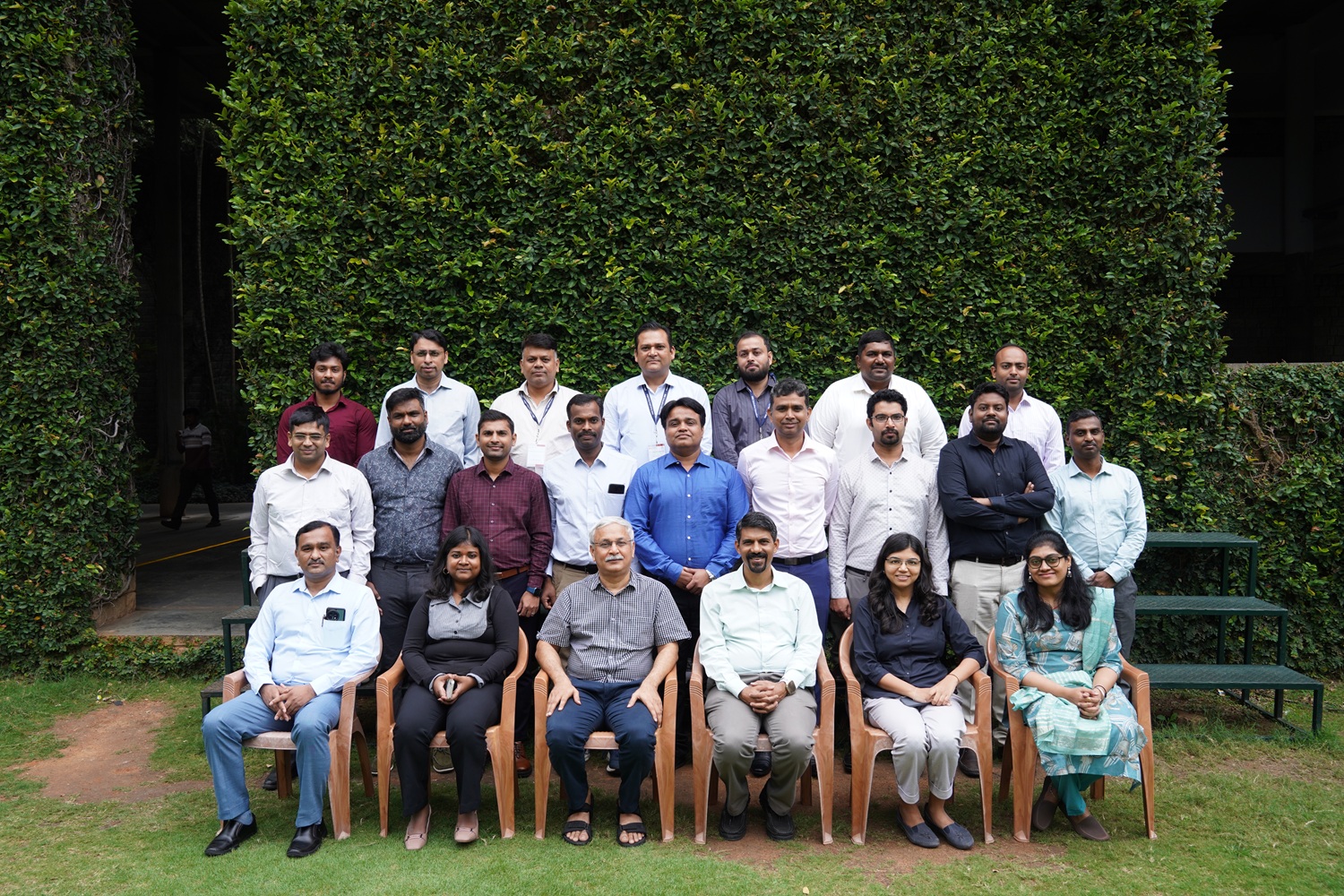 Participants of Accelerated Leadership Programme for JSW, with the faculty programme directors Prof. Suresh Bhagavatula and Prof. Jitamitra Desai, on 17th September 2025.