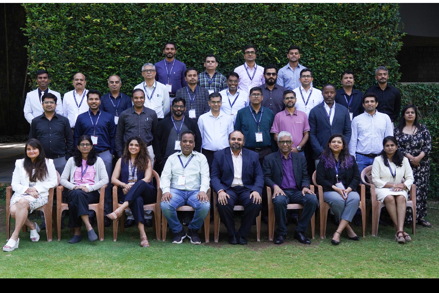 Participants of Batch 2 of the Exec Ed Programme, ‘Artificial Intelligence Strategy’, along with the faculty programme directors, Prof. Vijay Venkataraman, and Prof. Shankar Venkatagiri, on 08th September 2025.