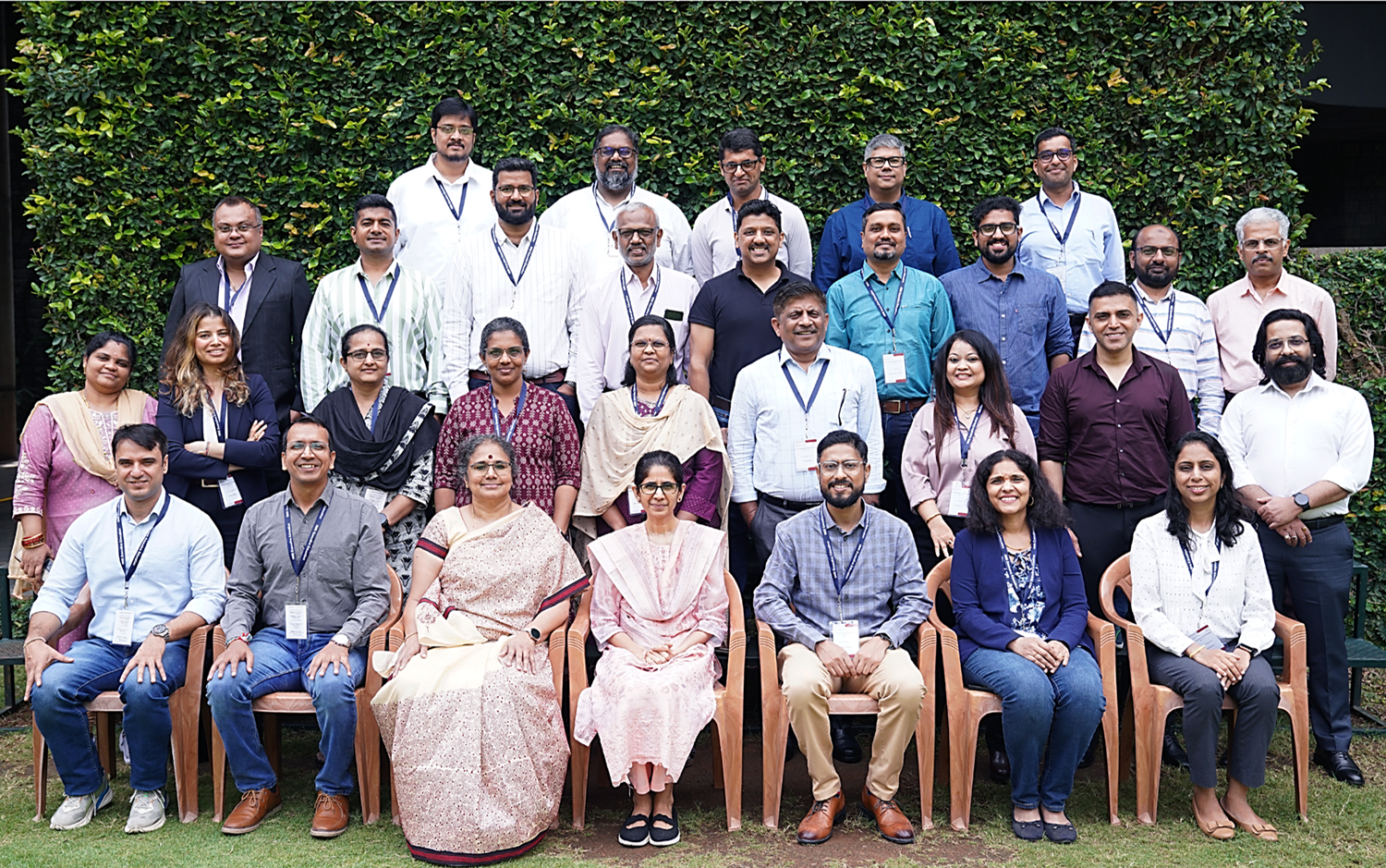 Participants of Batch 26 of the EDGE Programme for Dell Technologies, with the faculty programme directors, Prof. Vasanthi Srinivasan, and Prof. Mukta Kulkarni, on 1st September 2025.