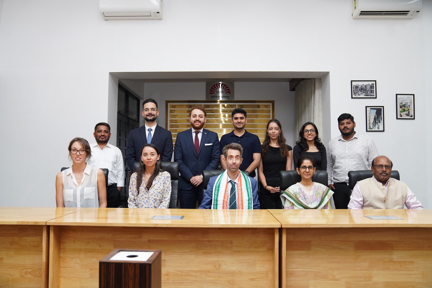 On 03rd October 2025, IIM Bangalore hosted delegates from the French Consulate, Aix-Marseille University, and ISC Paris. The delegation included Antoine Guillemet, Vinisha Paiva, Yash Khakhar, Daria Shebarova, Jessica Choquet, Wassim Bendimerad, and Rui Marinho, who engaged in discussions with the IIMB leadership team to strengthen academic and international collaborations.