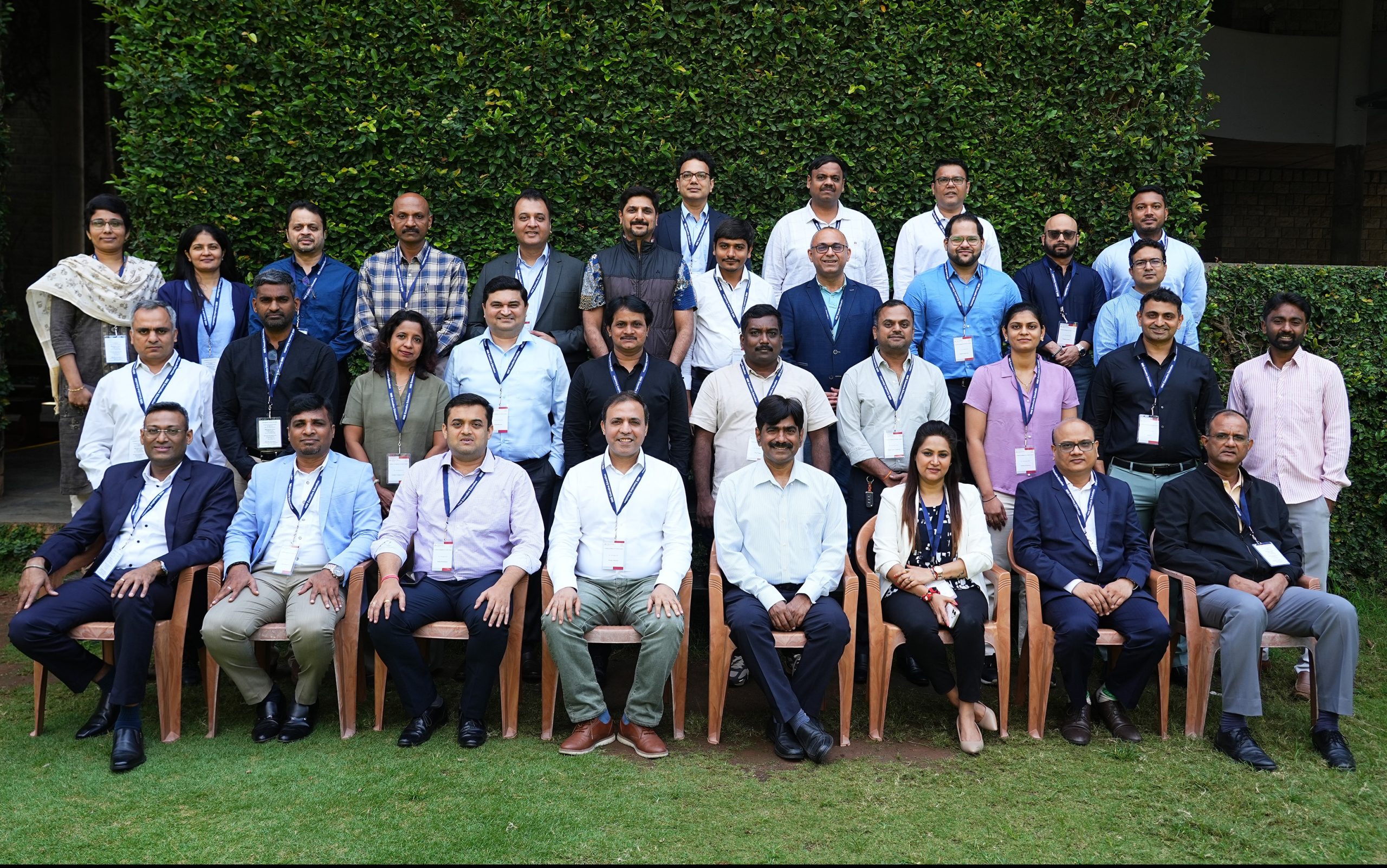 Participants of the Exec Ed Programme, ‘Artificial Intelligence for Senior Leaders’, with the faculty programme director, Prof. U Dinesh Kumar, on 06th October 2025.