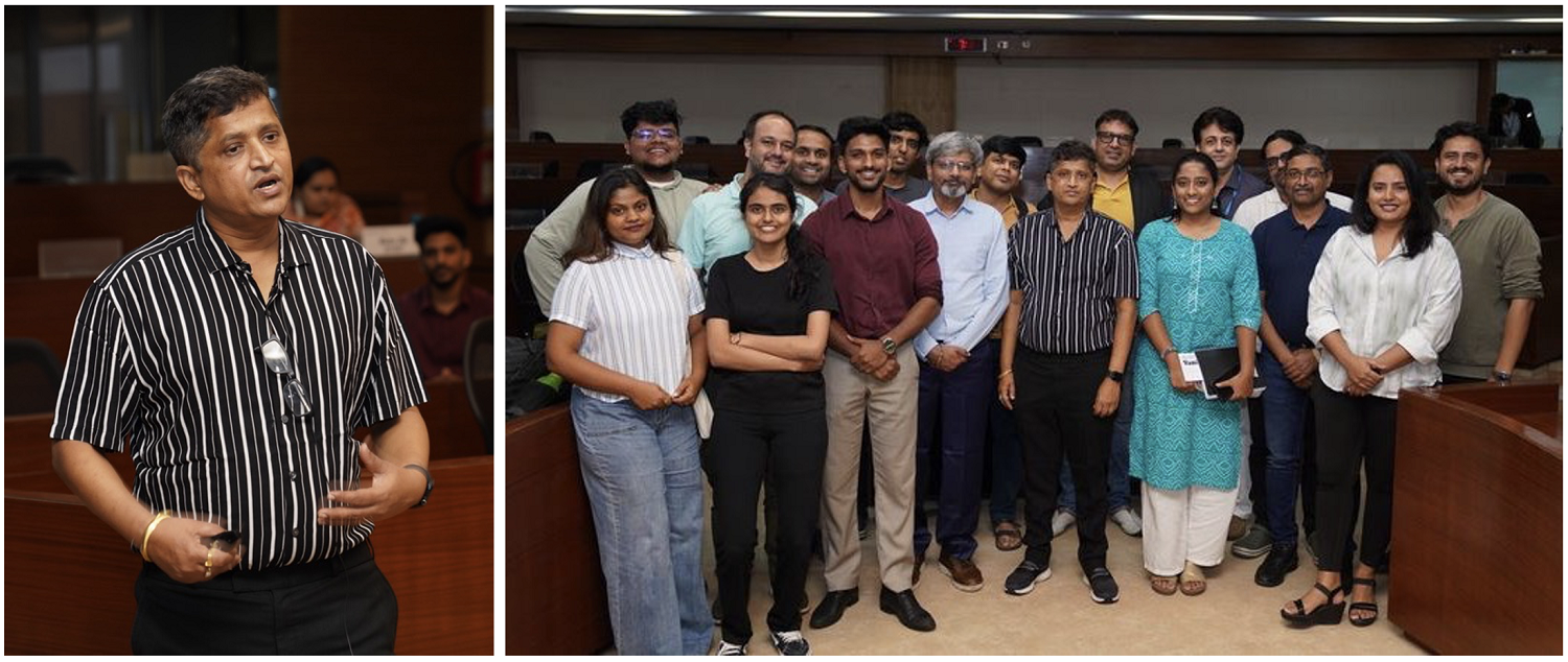 Dr. U T Rao, Co-Founder of Shrey Multispecialty Hospital, led a session for PGPEM students, on ‘Leading Change and Innovation’, on 04th October 2025. Prof. Apurva Sanaria, OBHRM area, IIMB, hosted the session.
