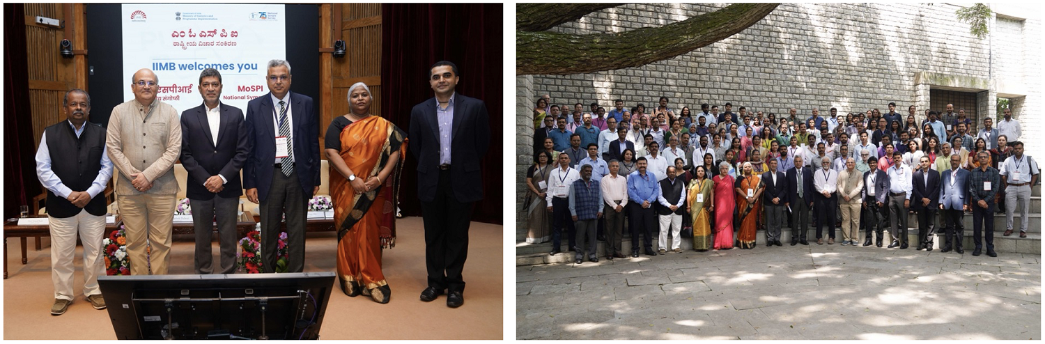 On 09th October 2025, IIM Bangalore, in collaboration with the National Statistics Office (MoSPI), hosted a national symposium on, ‘How NSS surveys have influenced public policy’, to mark 75 years of the National Sample Survey’s contribution to evidence-based policymaking.