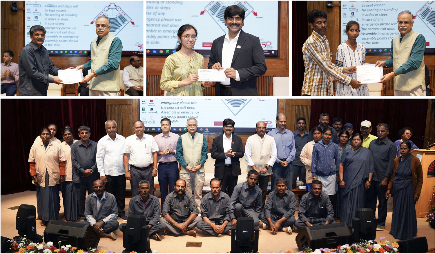 As part of IIM Bangalore’s 52nd Foundation Day celebrations, scholarships were given out to children of the IIMB community and the green warriors of the Institute were felicitated.