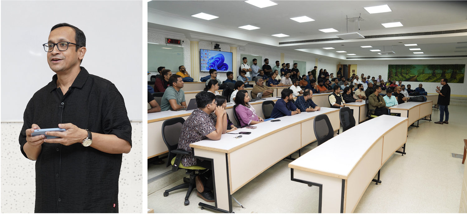 PGPEM students celebrated the global rankings of the programme on 31st October 2025. Chairperson of the programme, Prof. Asish Mishra joined them.