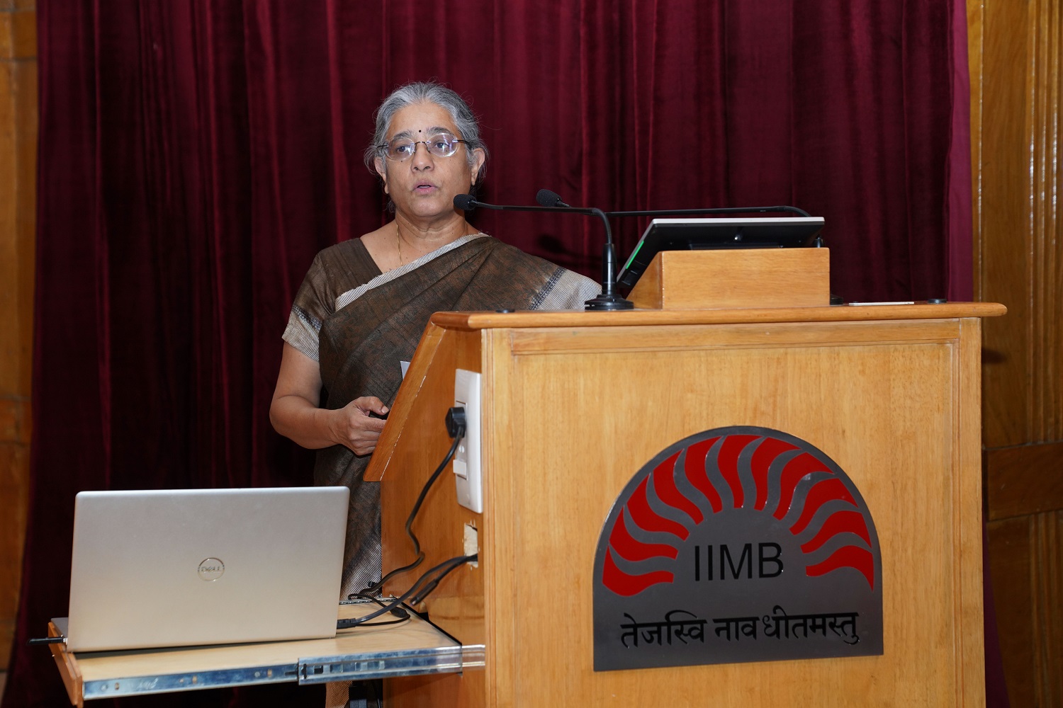 Dr. Rama Jayasundar, Professor and Head, Department of NMR and MRI Facility, All India Institute of Medical Sciences, New Delhi, delivered a lecture on, ‘Ayurvedic Framework for Wellness’, on 13th November 2025, at IIM Bangalore.