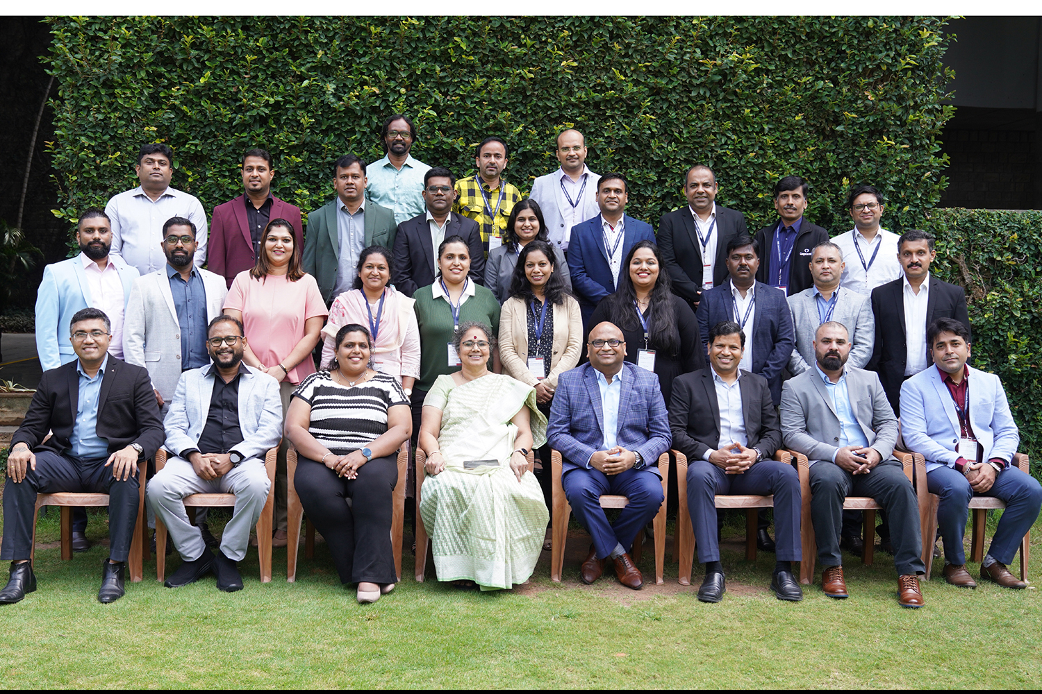 Participants of the programme, ‘Lead Engage Accelerate with Purpose (L.E.A.P) for Computacenter India’, with the faculty Programme Director, Prof. Vasanthi Srinivasan, on 3rd November 2025.