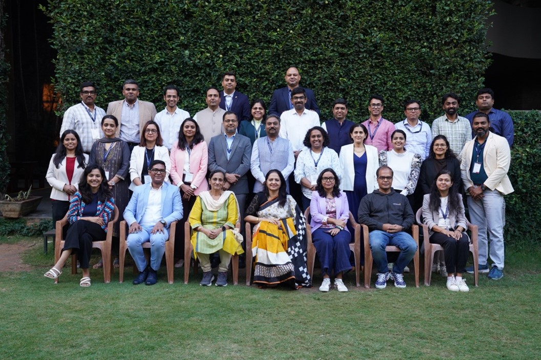 Participants of the ‘Management Development Programme’ for AstraZeneca Pharma India, with the Programme Director Prof. Padmini Srinivasan, on 17th November 2025.