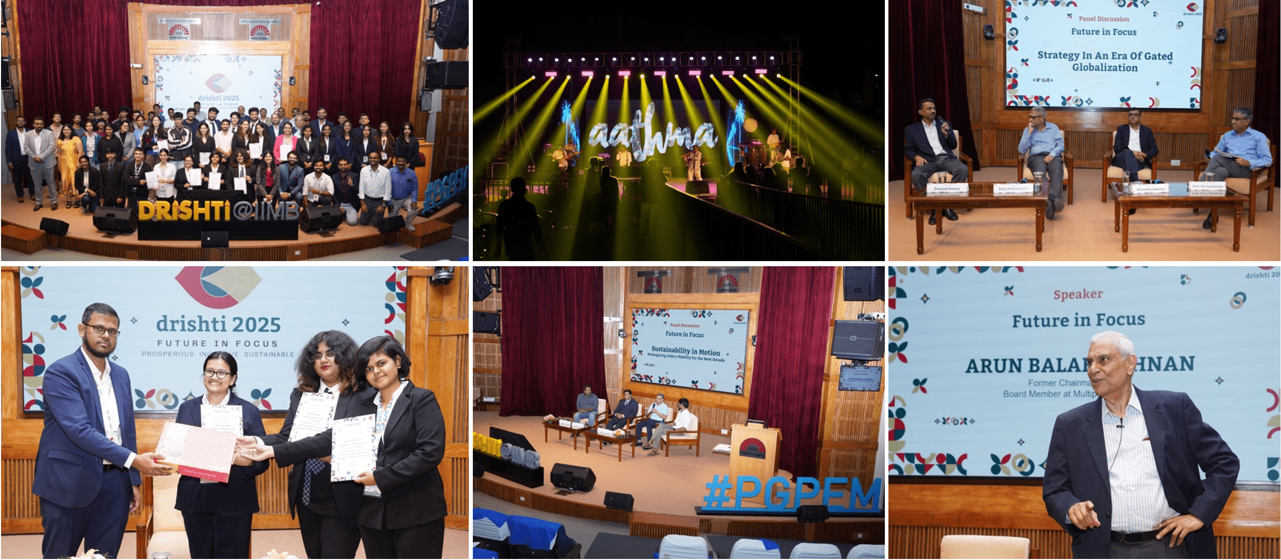 Industry experts, senior executives, change-seekers, innovators, students and alumni came together for ‘Drishti 2025’, themed on, ‘Future in Focus: Prosperous, Inclusive and Sustainable’, hosted by the PGPEM cohort on 14th and 15th November 2025.