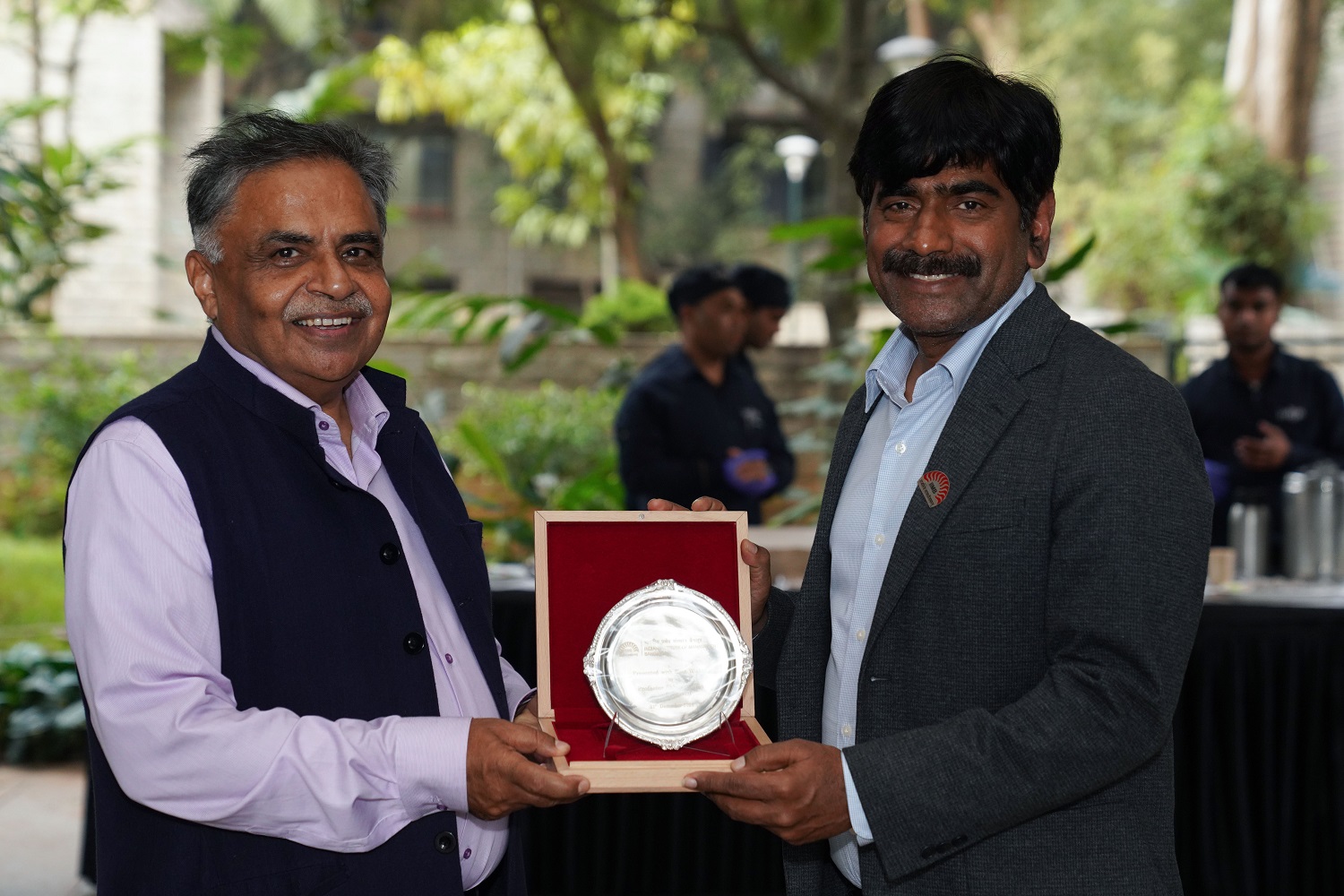 Indian Institute of Management Bangalore thanks Prof. Abhoy K Ojha for his contributions to the Institute during his tenure of 30 years at IIM Bangalore. He superannuated from the services of IIMB on 31st December 2025. He is seen here being felicitated by Prof. U Dinesh Kumar, Director In-charge, IIM Bangalore, during the farewell function.