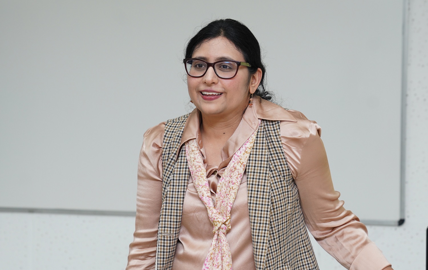 Prof. Vidya Mani, University of Virginia, shares insights from her research on: ‘How Trade Agreements Impact Economic Development and National Competitiveness?’, during a research seminar organized by the Office of Research and Publications, on 30th December 2025.