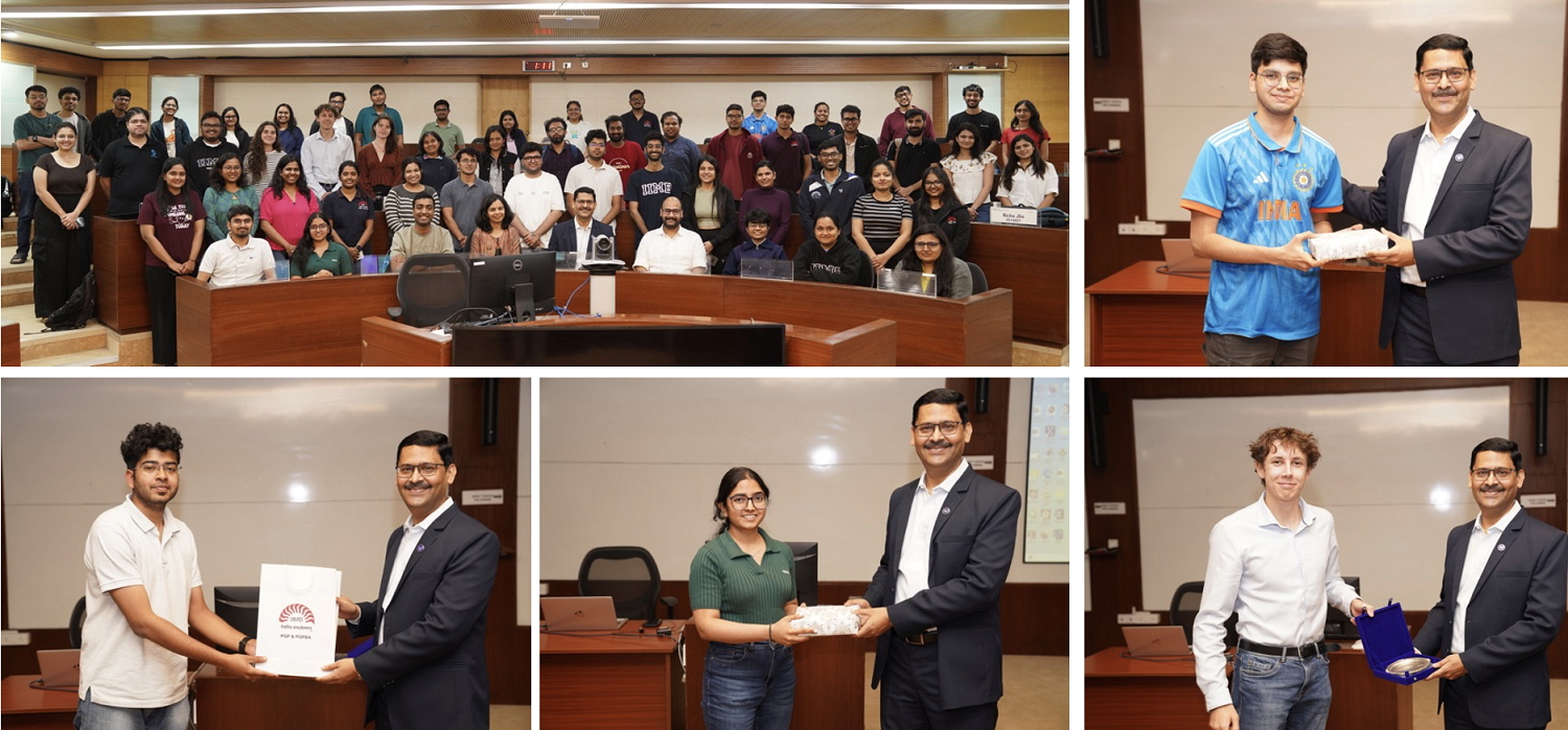 Dr. Anantharaman Subramaniyan, Head – Strategy, Sustainability & CSR, Siemens, delivered a guest lecture for MBA students of the Business Planning in International Markets – Switzerland course, at IIM Bangalore, on 12th January 2026.