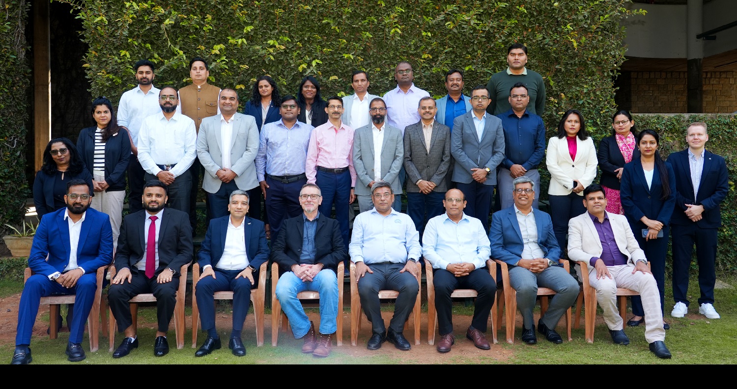 Participants of Batch 7 of the Executive Education Programme, ‘Leading Digital Transformation’, along with the Programme Director, Prof. R Srinivasan, on 23rd February 2026.