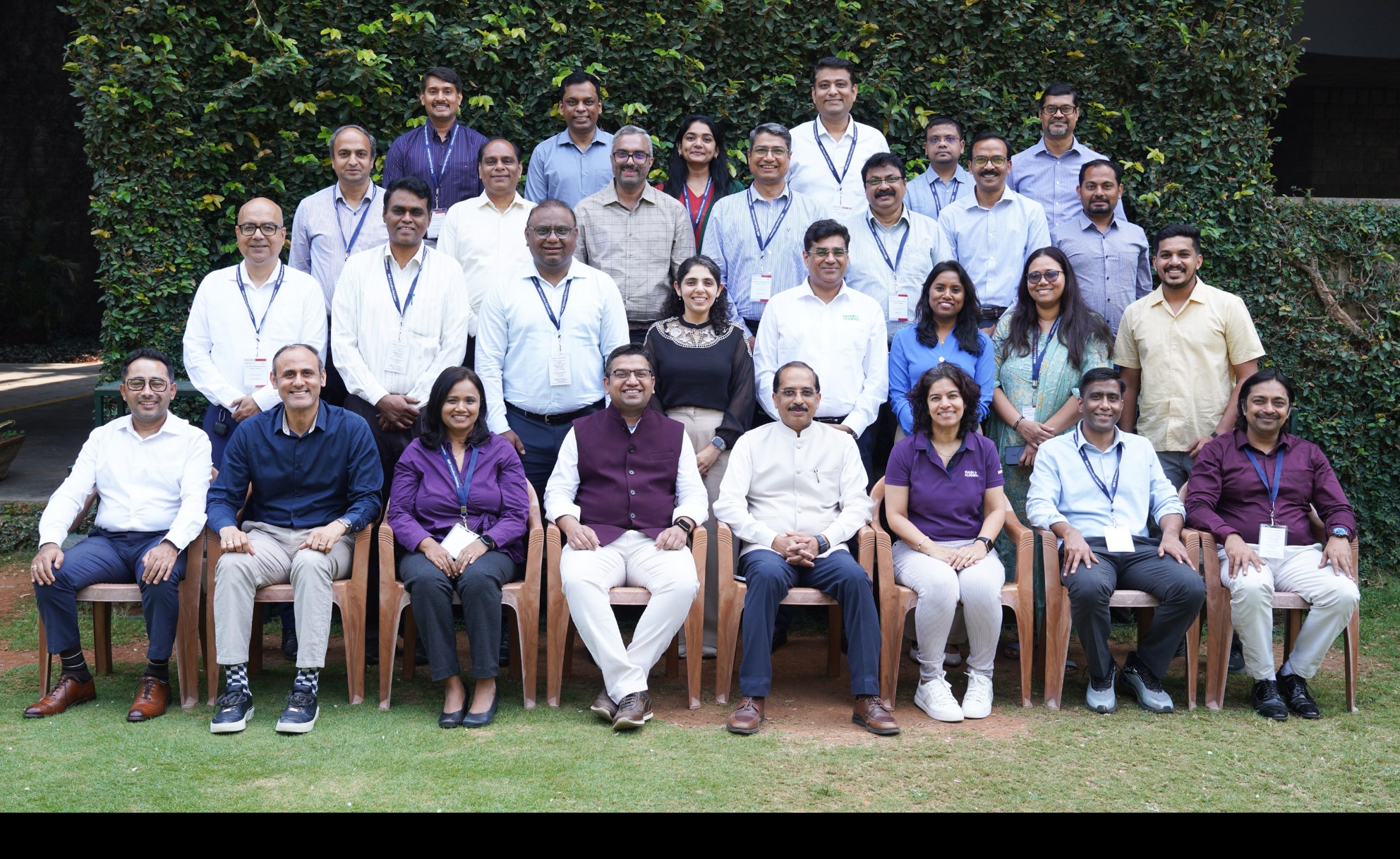 Participants of the ‘Leadership Development Programme for Mann + Hummel’, along with the Programme Directors, Prof Sai Chittaranjan Kalubandi and Prof. G Shainesh, on 27th February 2026.