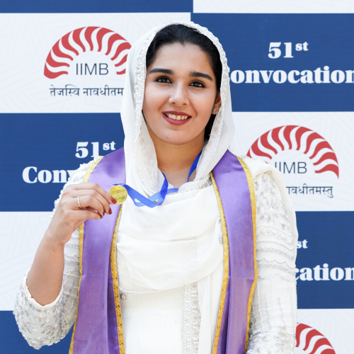 Aysha Shaba PP - EPGP - Gold Medal for the First Rank