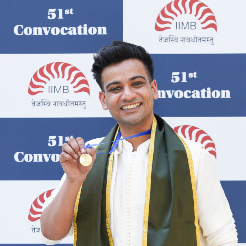 Bharat Mundra - PGPBA - Gold Medal for First Rank