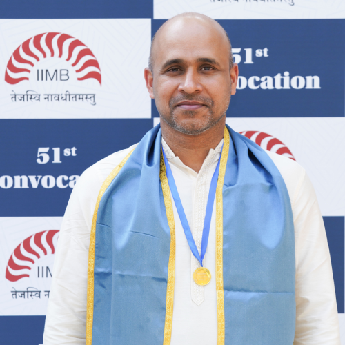 Biswaranjan Mishra - PGPEM - Gold Medal for Best All Round Performanc...