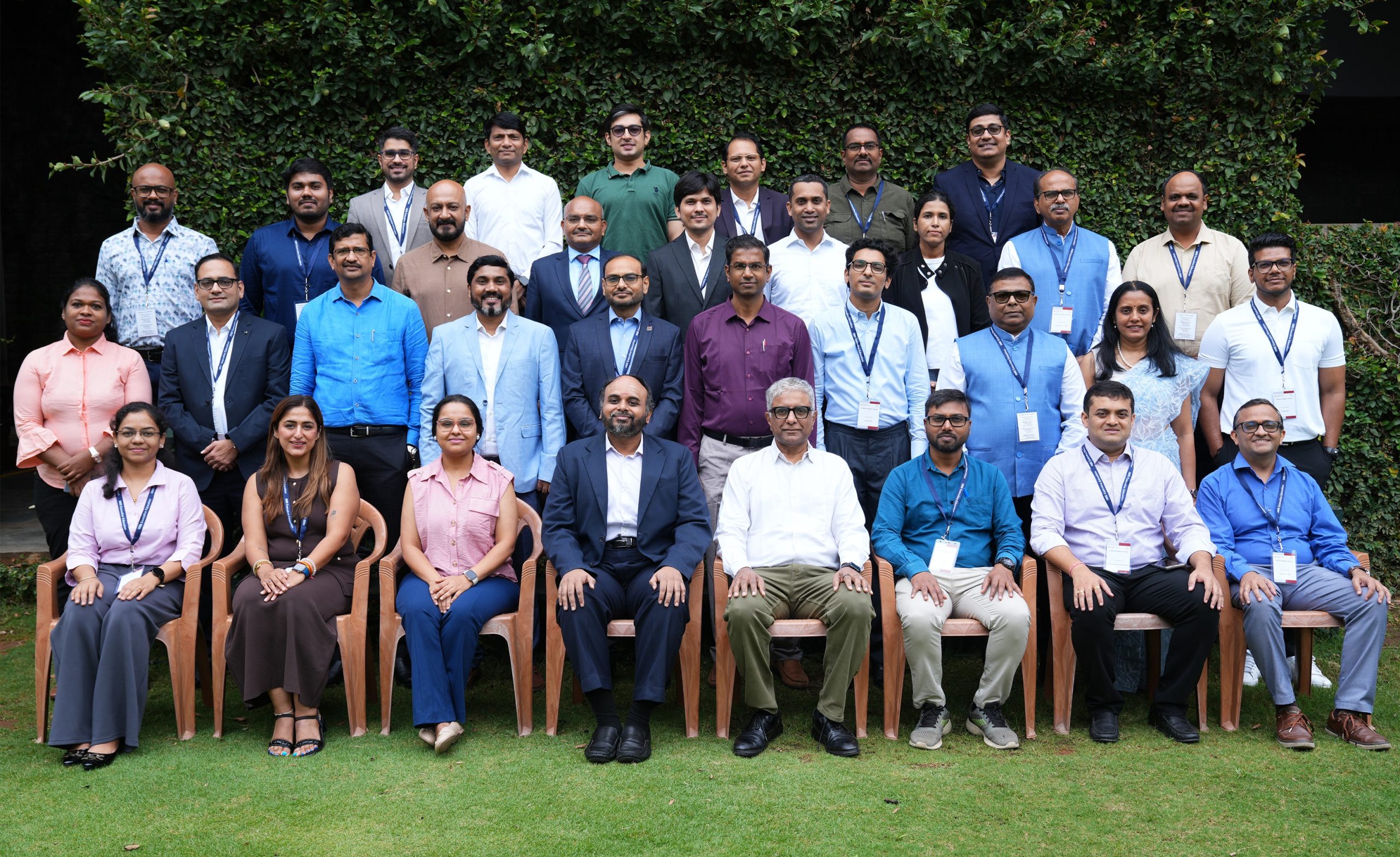 Participants of the Executive Education Programme, ‘Artificial Intelligence Strategy’, along with the Programme Director, Vijay Venkataraman, on 24th August 2026.
