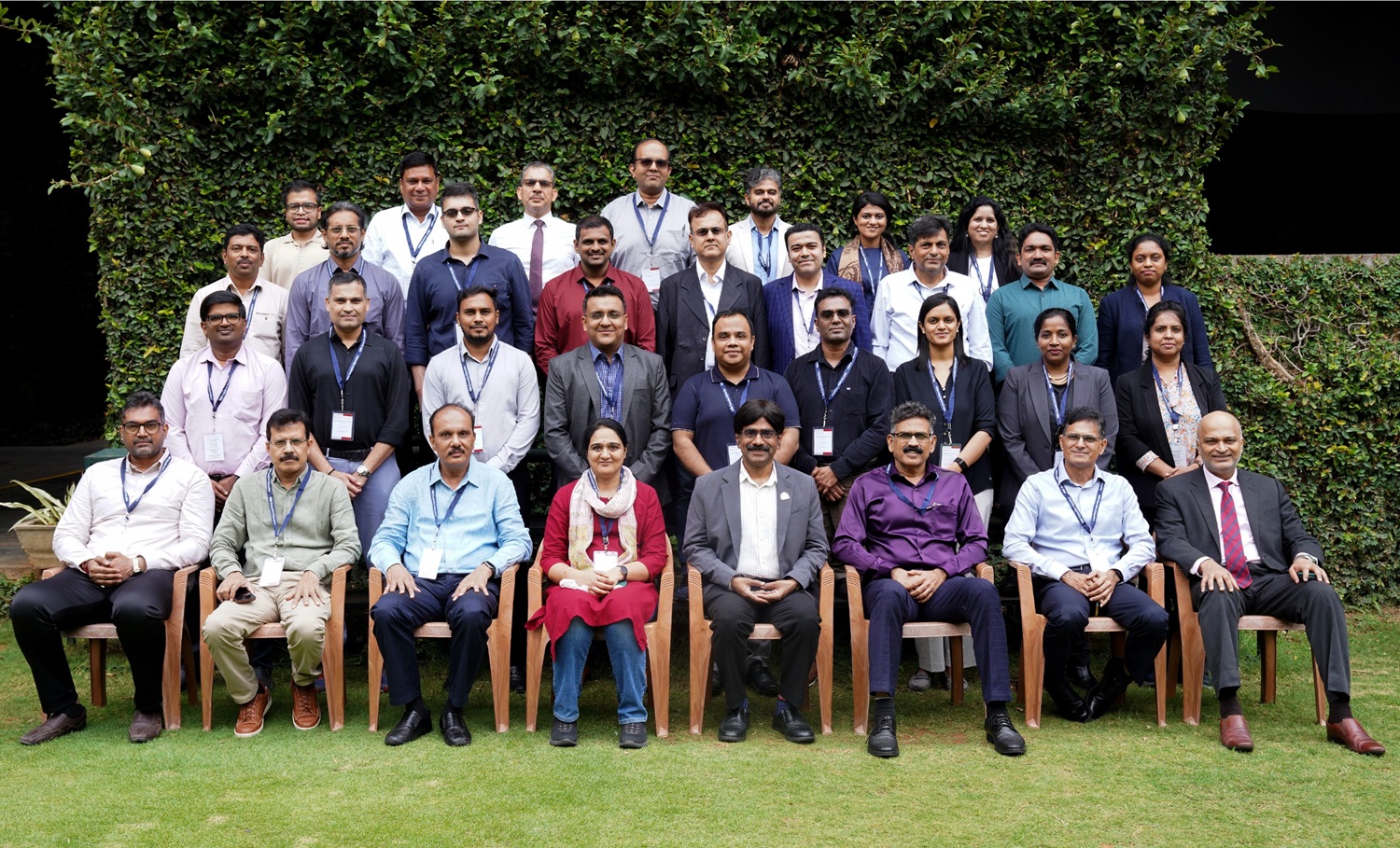 Participants of the Executive Education Programme, ‘Artificial Intelligence for Senior Leaders’, along with the Programme Director, Prof. U Dinesh Kumar, on 3rd August 2026.