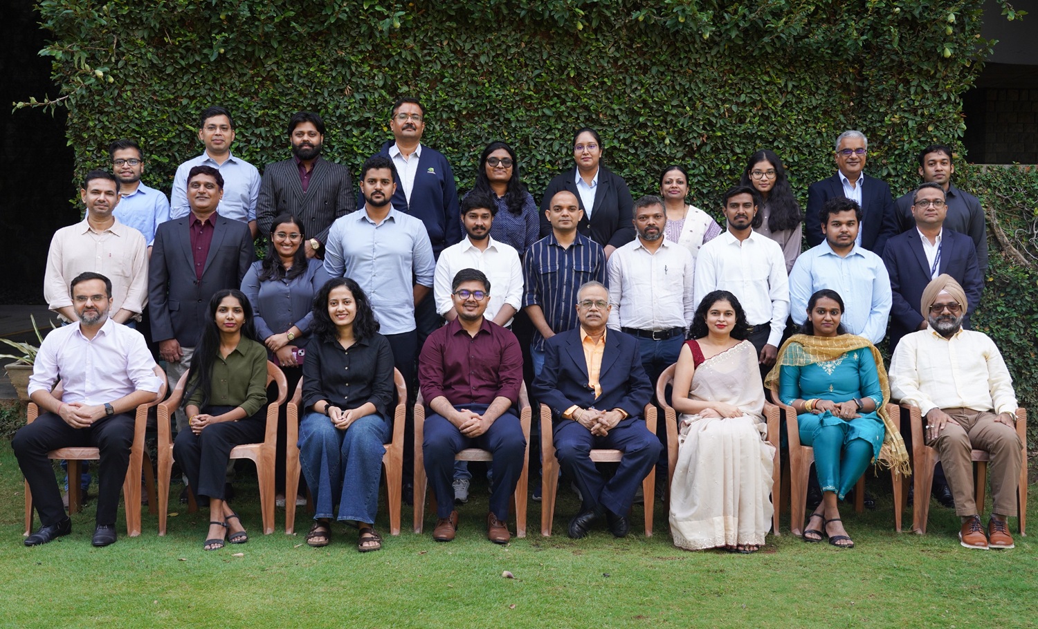 Participants of Batch 3 of the Executive Education Programme, ‘Capital Markets and Risk Management’, along with the Programme Director, Prof. M Jayadev, on 21st August 2026.