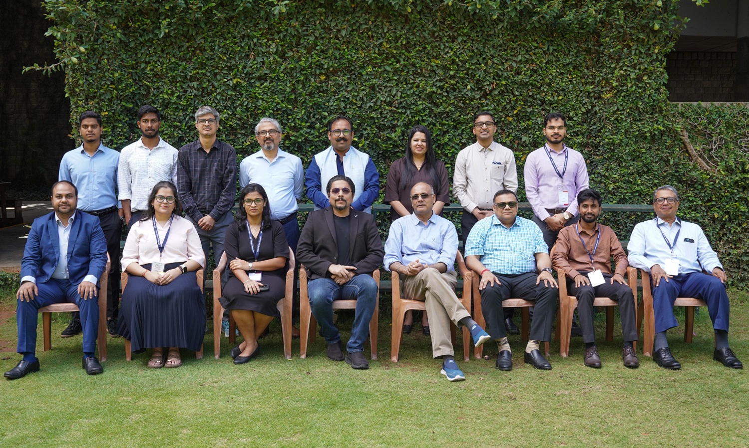 Participants of the Executive Education Programme, ‘Leading Businesses through Macroeconomic Uncertainty’, along with the Programme Directors, Prof. Chetan Subramanian and Prof. Vipul Mathur, on 10th August 2026.
