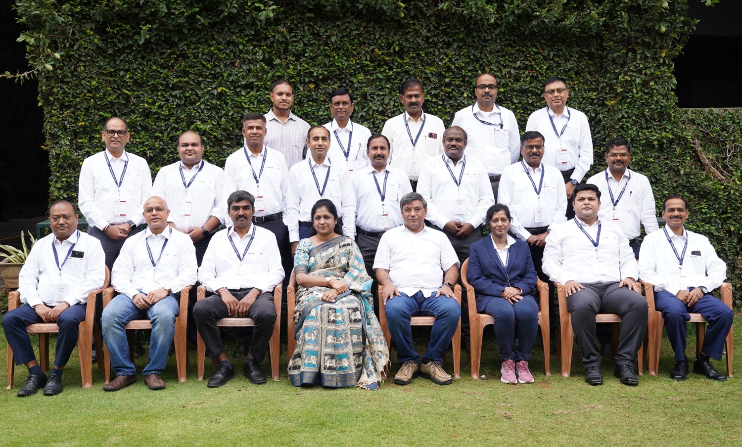 Participants of the ‘Strategic Business Leadership Programme’ for TAFE, along with the Programme Director, Prof. R Srinivasan, on 10th August 2026.