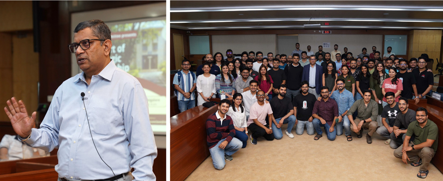 Ganesan Ramachandran, MD & Lead - Supply Chain & Engineering, Industry and Process RE, Accenture Services Pvt Ltd, delivered a session titled, ‘The Art of Strategic Leadership’, as part of the annual EPGP Seminar Series, on 3rd August 2026.