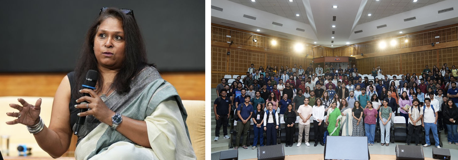 Krishna Vilasini Bharadwaj, Strategic Advisor - Transformation, External Affairs & Industry Advocacy, L’Oréal, delivered a guest lecture as part of the ‘Strategic Business Communication’ course for PGP 1 students, offered by Prof. Swati Bandi, Chairperson, Centre for Management Communication, on 3rd August 2026.