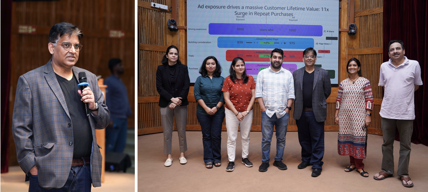 Gulshan Verma, Director, Amazon Ads, interacted with PGP and PGPBA students during a guest session, as part of the Marketing Management course, on 14th August 2026.