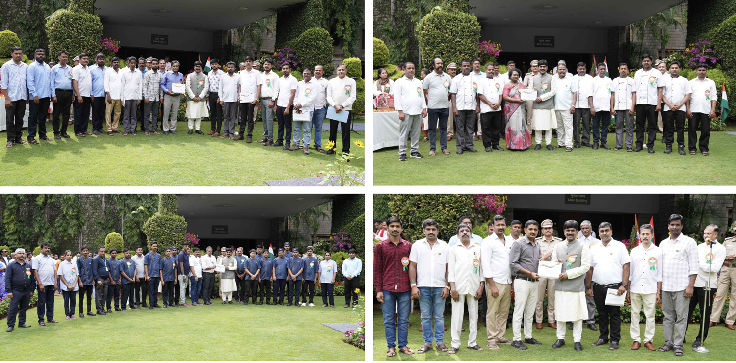 On Independence Day, members of the IIMB community were awarded for going beyond the call of duty.
