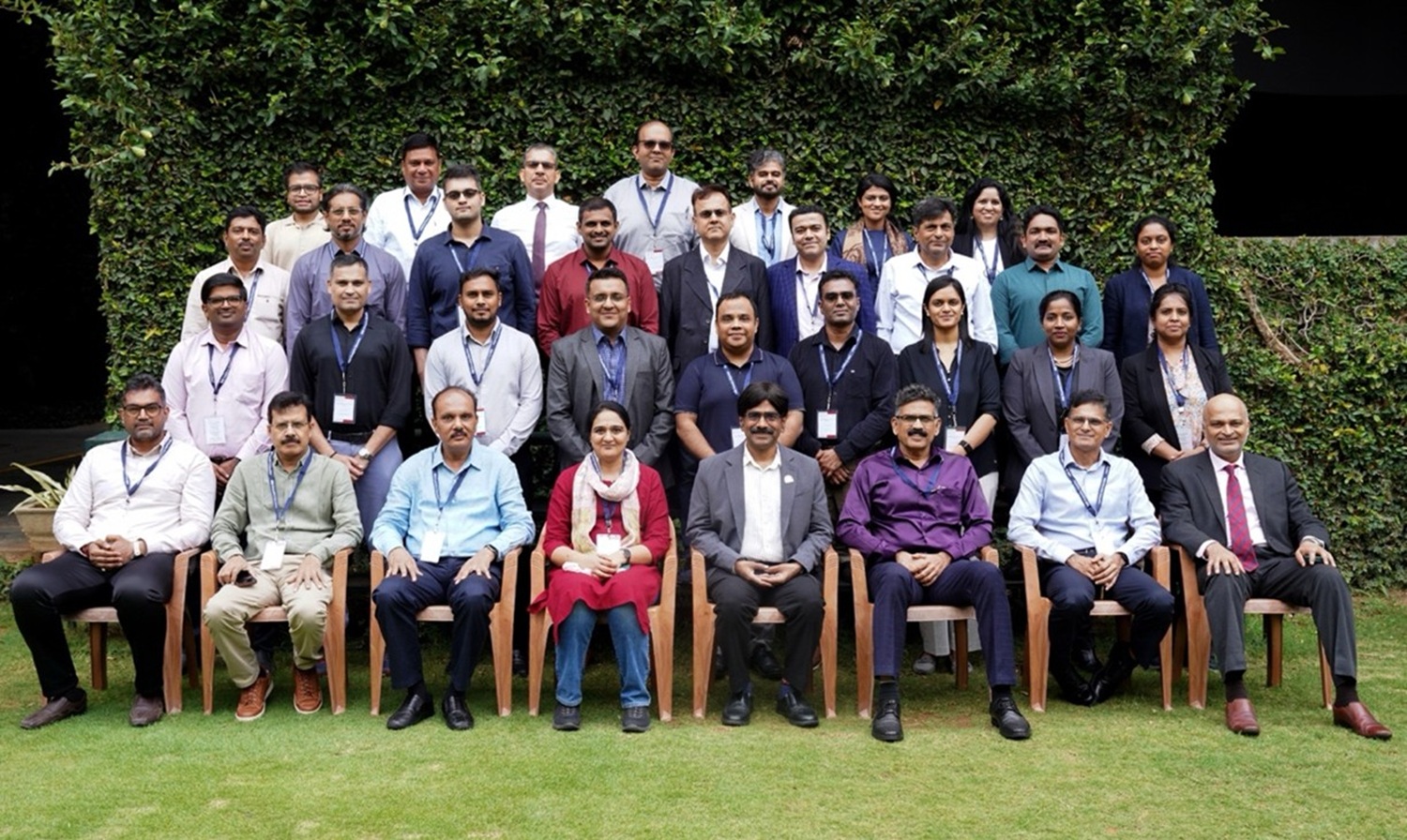 Participants of the Executive Education Programme, ‘Artificial Intelligence for Senior Leaders’, along with the Programme Director, Prof. U Dinesh Kumar, on 3rd August 2026.